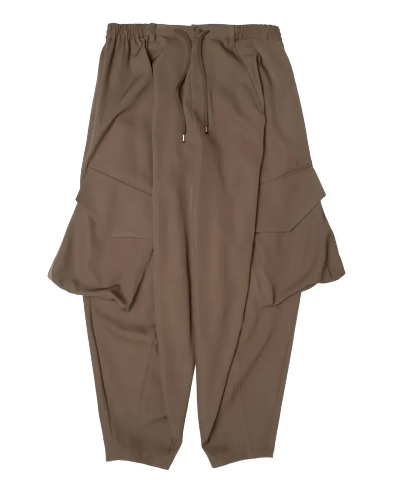 Yoshio Kubo oversized-pocket cargo pants - Grün Grün