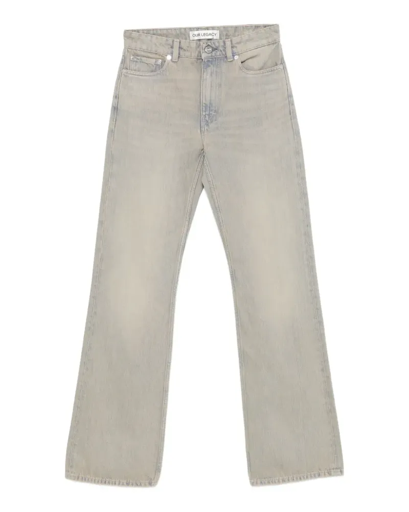 Our Legacy belt-loops jeans - Grau Grau
