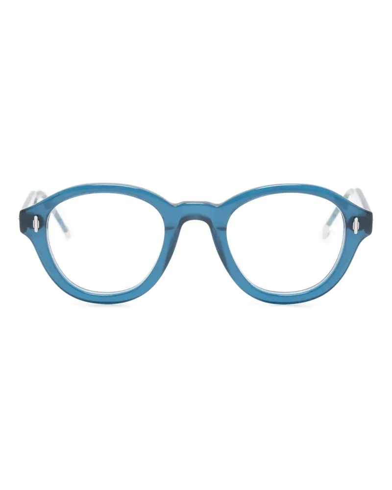 Eyepetizer Brille mit rundem Gestell - Blau Blau