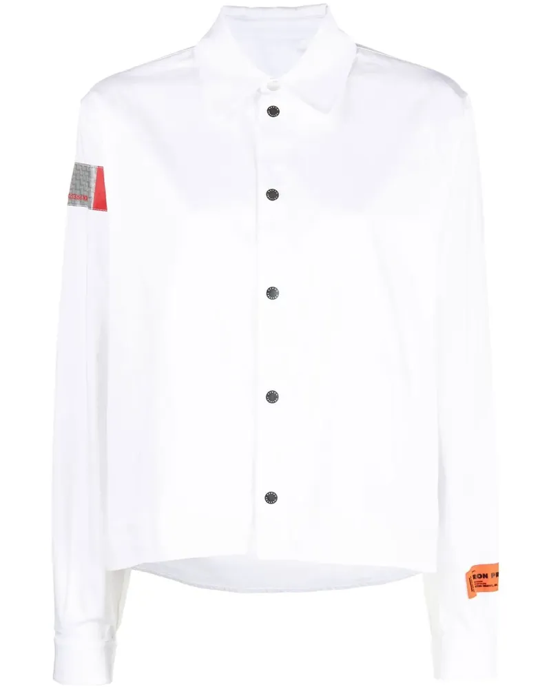 Heron Preston Hemd mit Logo-Patch - Weiß Weiß