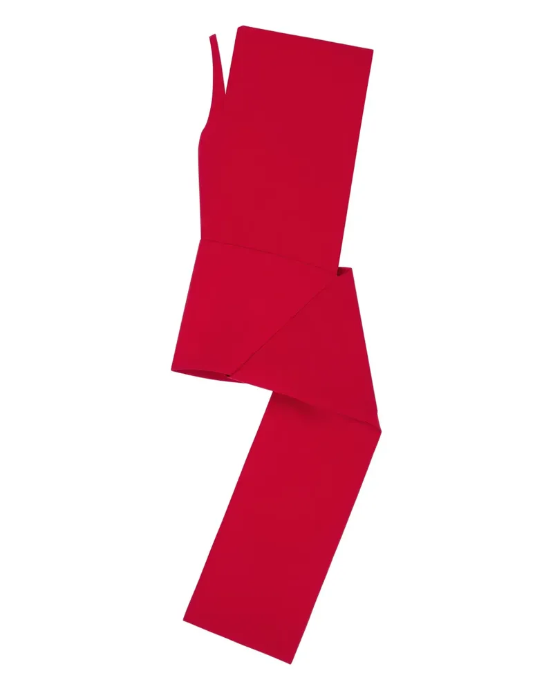 Courrèges Oblique Minikleid mit Einsätzen - Rot Rot