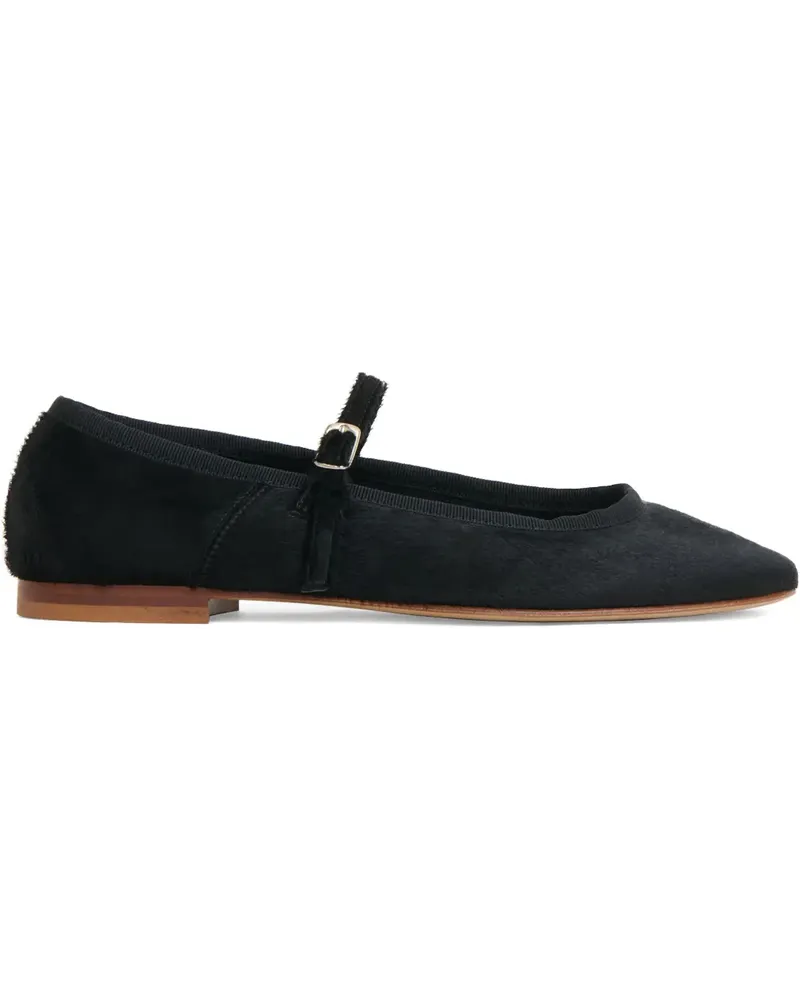 Mansur Gavriel Dance Ballerinas aus Kalbshaar - Schwarz Schwarz