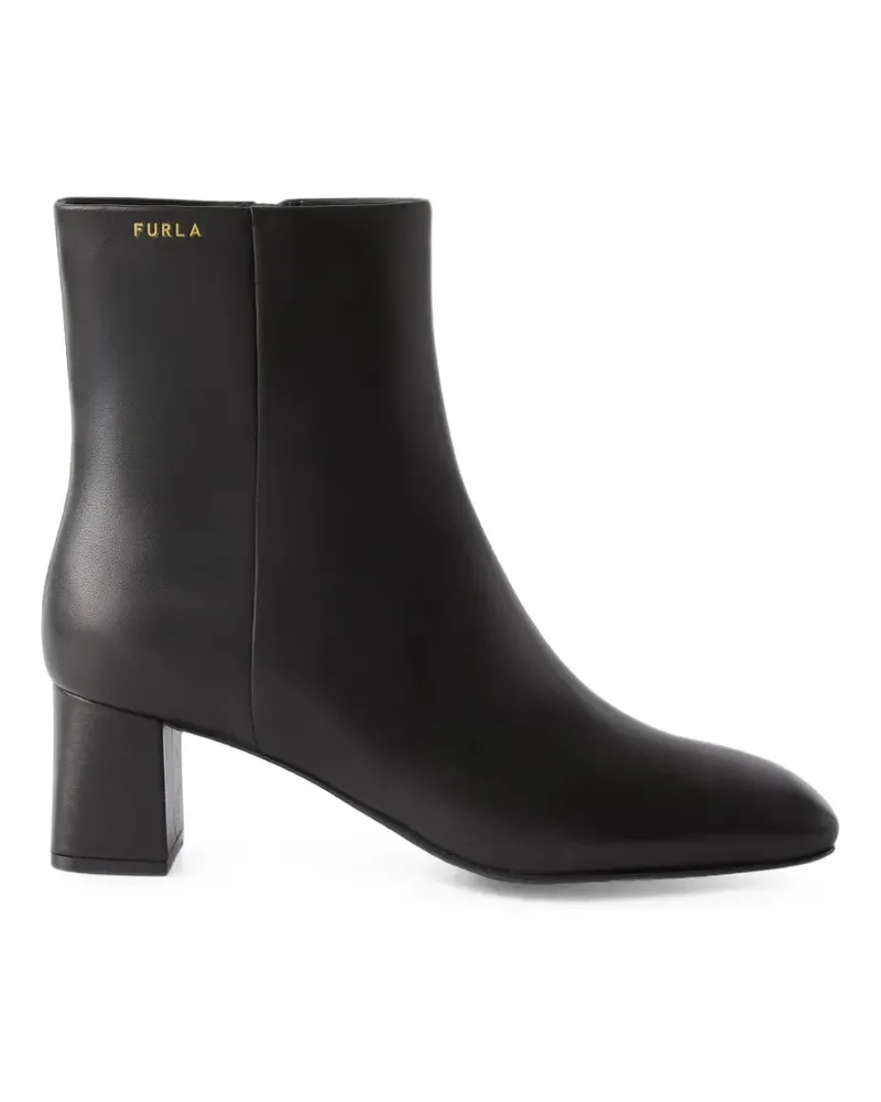 Furla Solid ankle boots - Schwarz Schwarz
