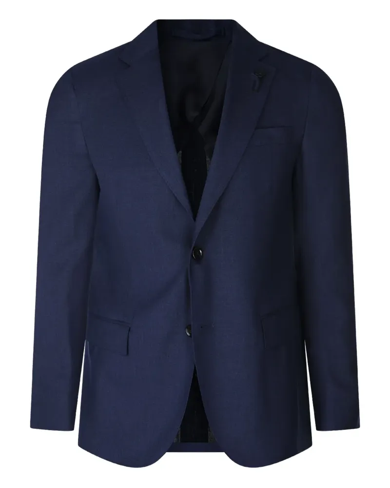 LARDINI Sakko mit Anstecknadel - Blau Blau