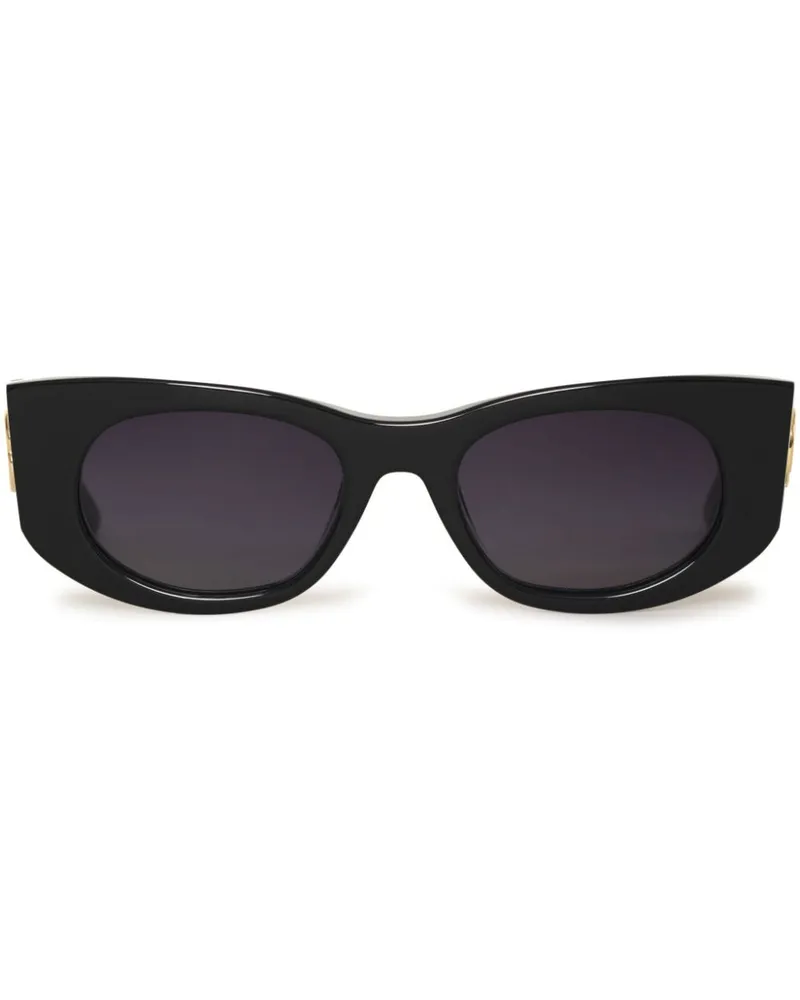 Anine Bing Sonnenbrille mit Cat-Eye-Gestell - Schwarz Schwarz