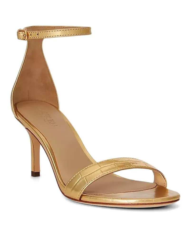 Ralph Lauren Allie Sandalen mit Prägung - Gold Gold
