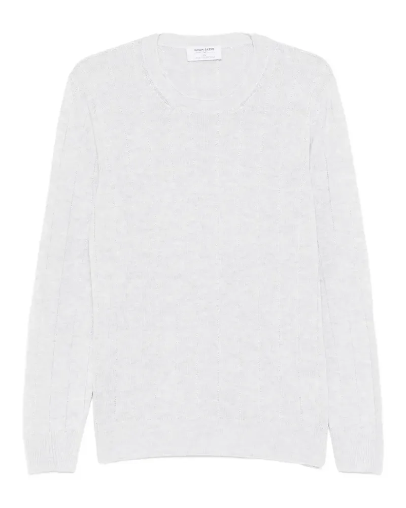 Gran Sasso ribbed sweater - Grau Grau