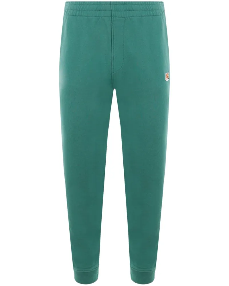 Kitsuné Jogginghose mit Logo-Stickerei - Grün Grün