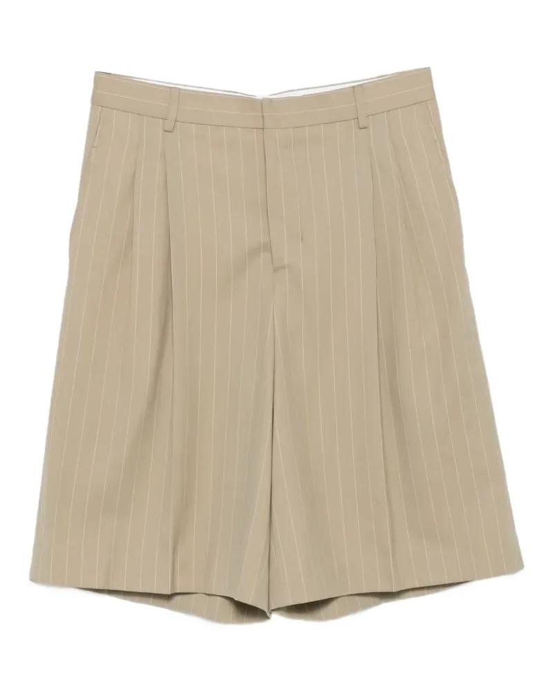 AMI Paris Shorts mit Nadelstreifen - Nude Nude