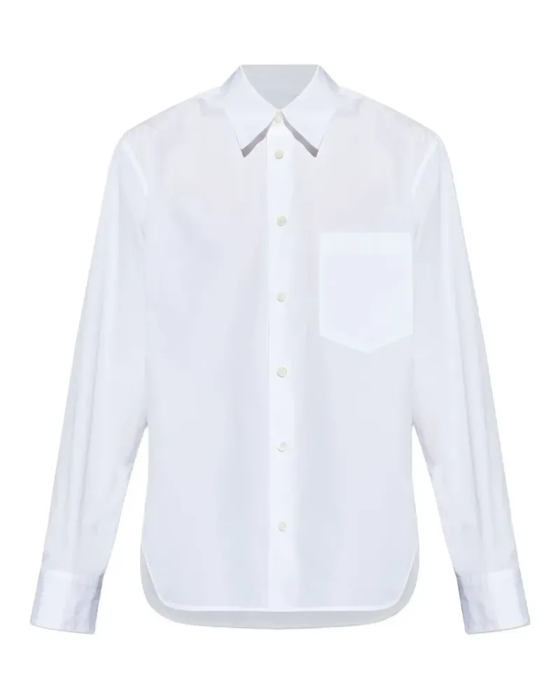 Jil Sander chest-pocket shirt - Weiß Weiß