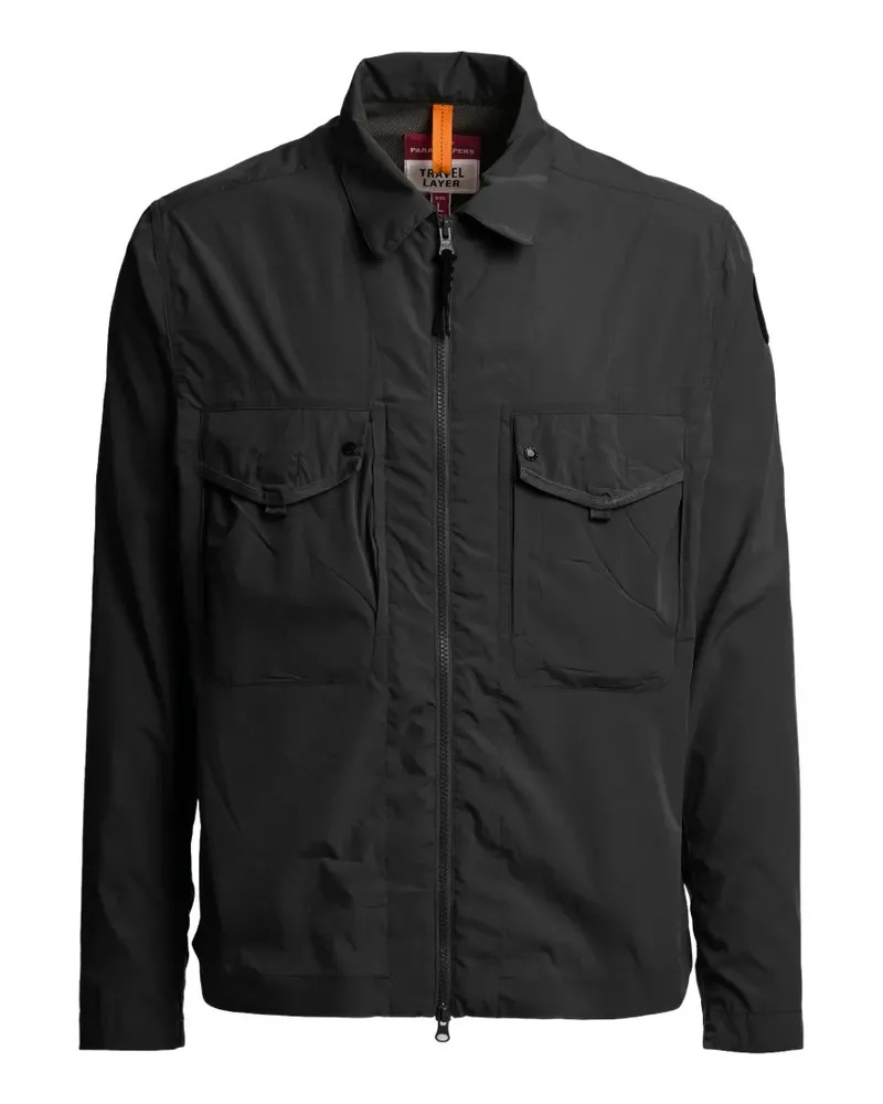Parajumpers Hemdjacke mit Tasche - Schwarz Schwarz