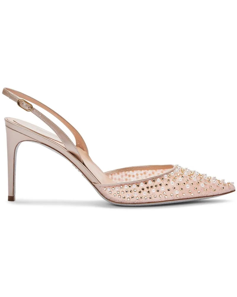 René Caovilla Verzierte Pumps - Rosa Rosa