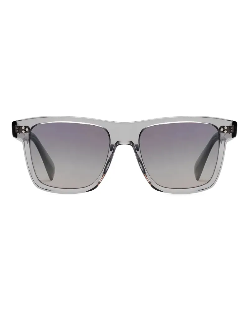 Oliver Peoples Casian Sonnenbrille mit eckigem Gestell - Grau Grau