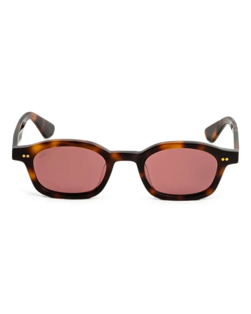 AKILA Ceres geometric-frame sunglasses - Braun Braun