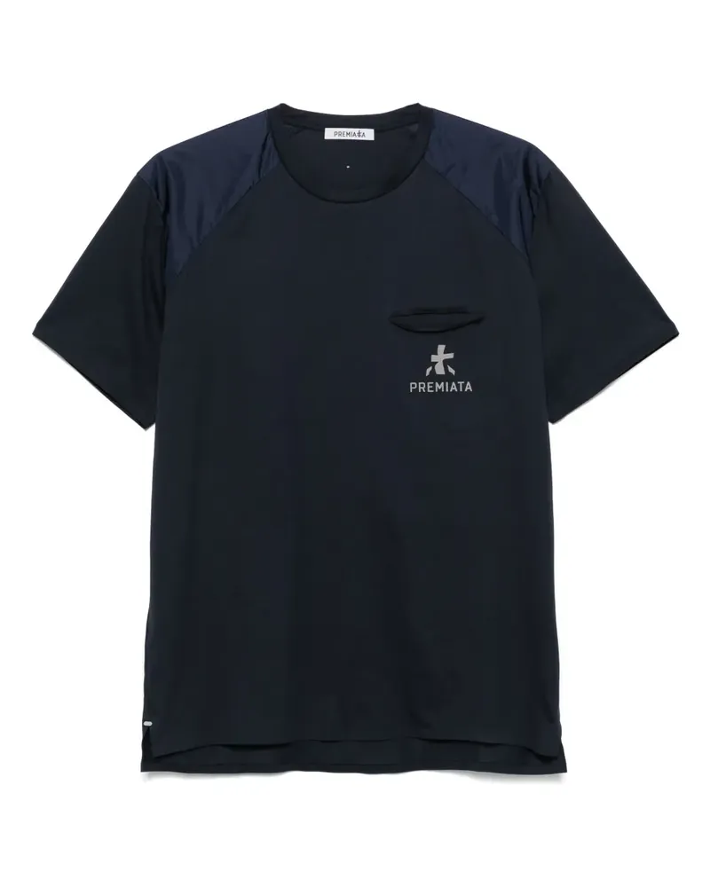 Premiata T-Shirt mit Logo-Transfer - Blau Blau