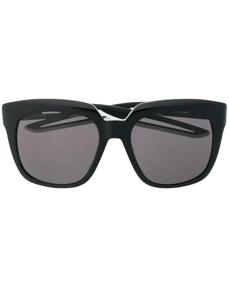 Balenciaga Hybrid D-Frame' Sonnenbrille - Schwarz Schwarz