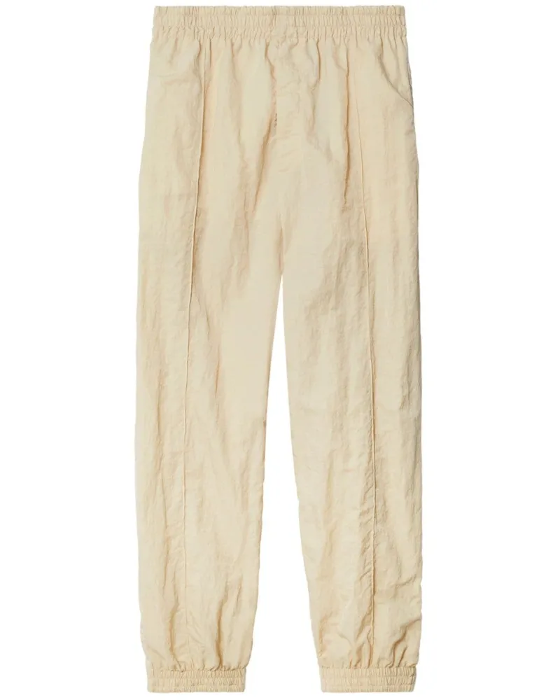 Burberry Weite Jogginghose mit Knitteroptik - Nude Nude