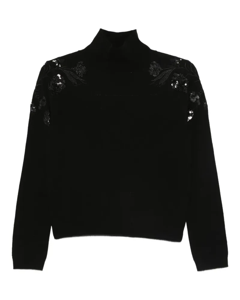 Ermanno Scervino Pullover mit Pailletten - Schwarz Schwarz