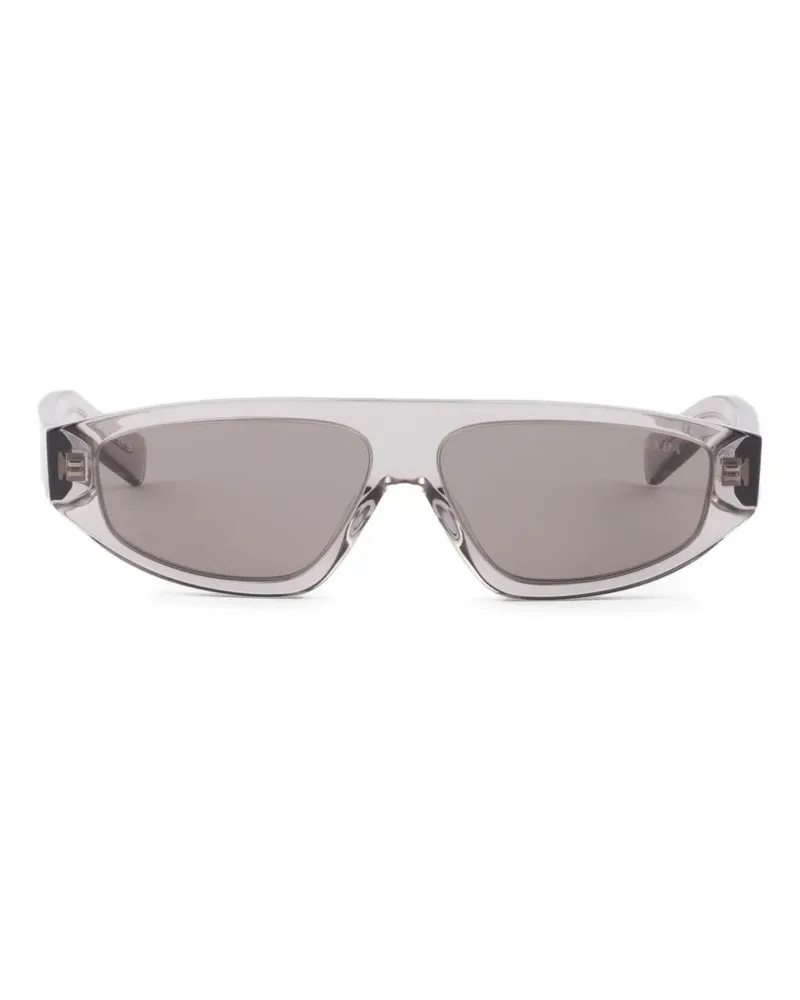 Prada Sonnenbrille mit geometrischem Gestell - Grau Grau