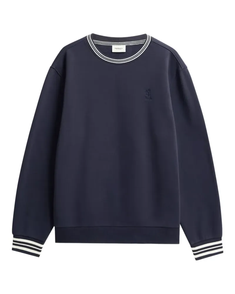 Pringle of Scotland Sweatshirt mit Logo-Stickerei - Blau Blau