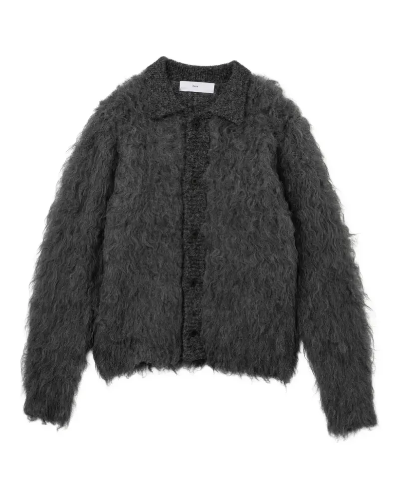 Toga Cardigan mit zottigem Schnitt - Grau Grau