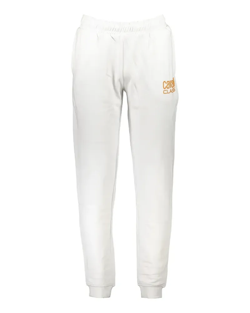 Roberto Cavalli logo-print track pants - Weiß Weiß