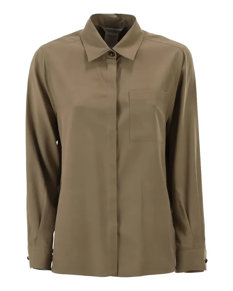 Max Mara long-sleeve shirt - Grün Grün