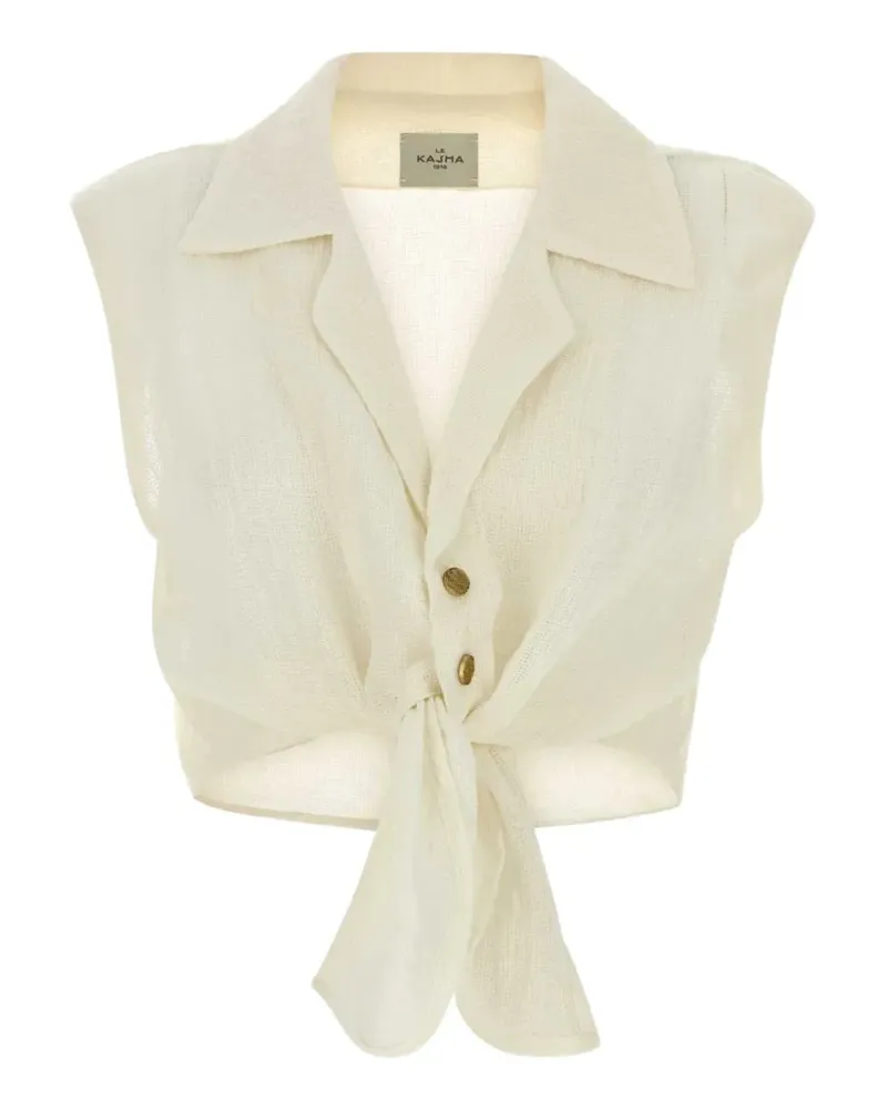 Le Kasha 1918 tie-fastening shirt - Nude Nude