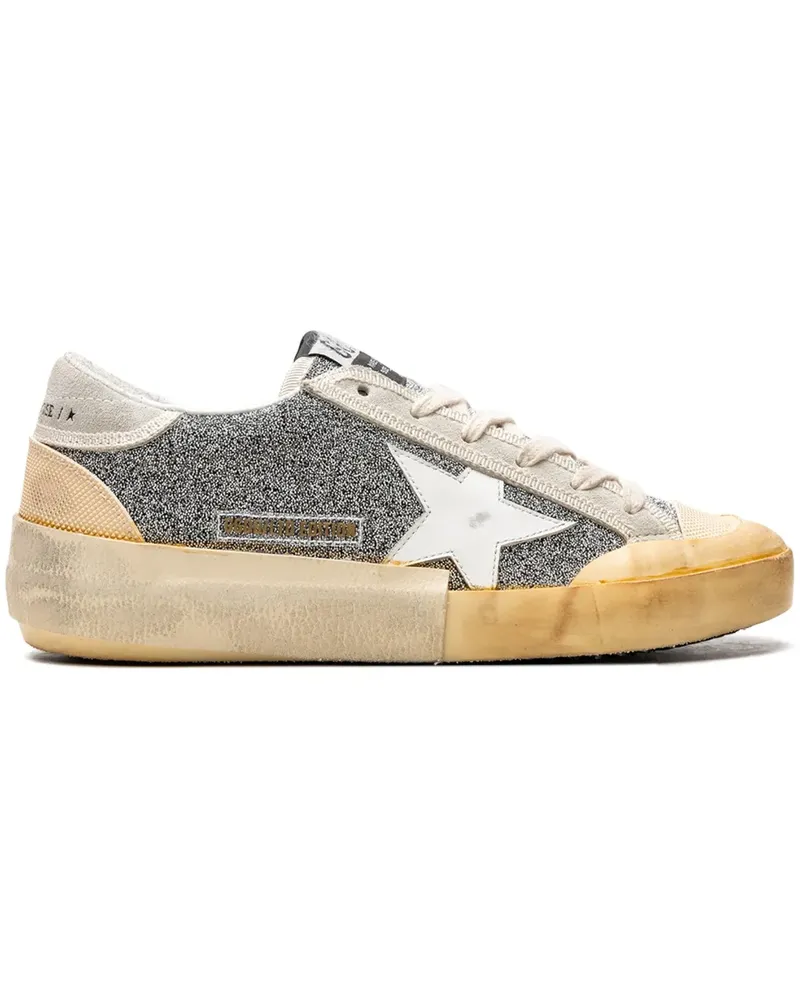 Golden Goose Super-Star "Silver/White/Ice Vanilla" Sneakers - Silber Silber