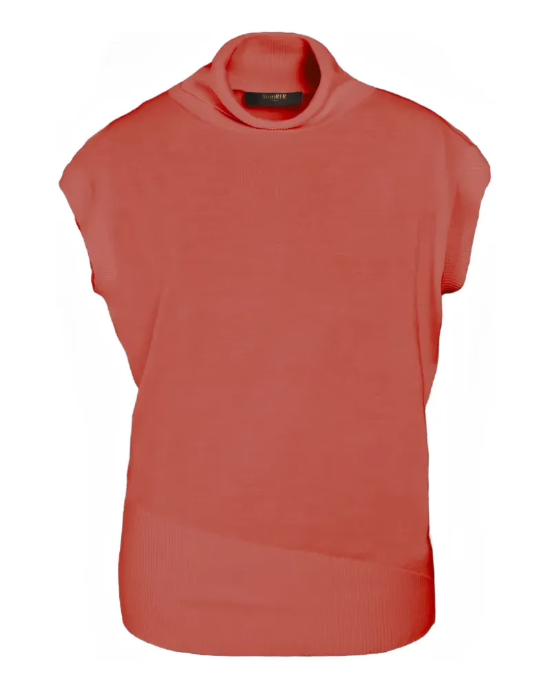 MOORER Kurzärmeliges Oberteil - Orange Orange