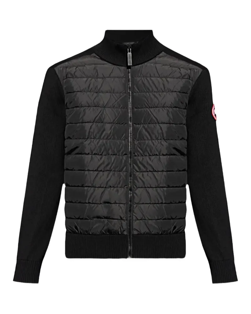 Canada Goose Gesteppter Hybridge Pullover - Schwarz Schwarz