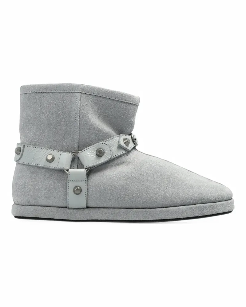 Balenciaga Alaska studded leather snow boots - Grau Grau