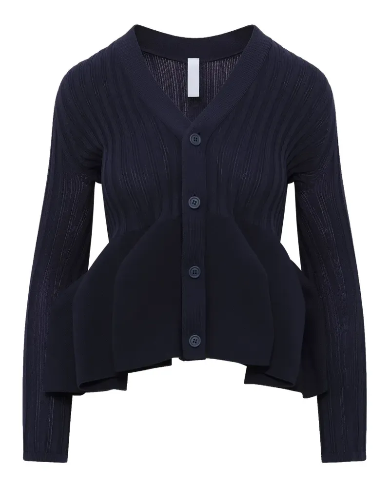CFCL Pottery ribbed-knit cardigan - Blau Blau