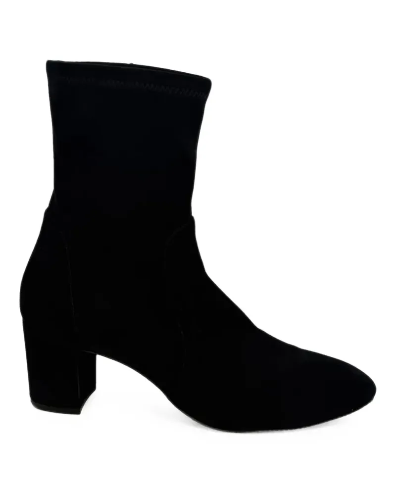 Stuart Weitzman Yuliana heeled ankle suede boots - Schwarz Schwarz