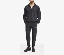 Jogginganzug mit Logo-Print - Schwarz