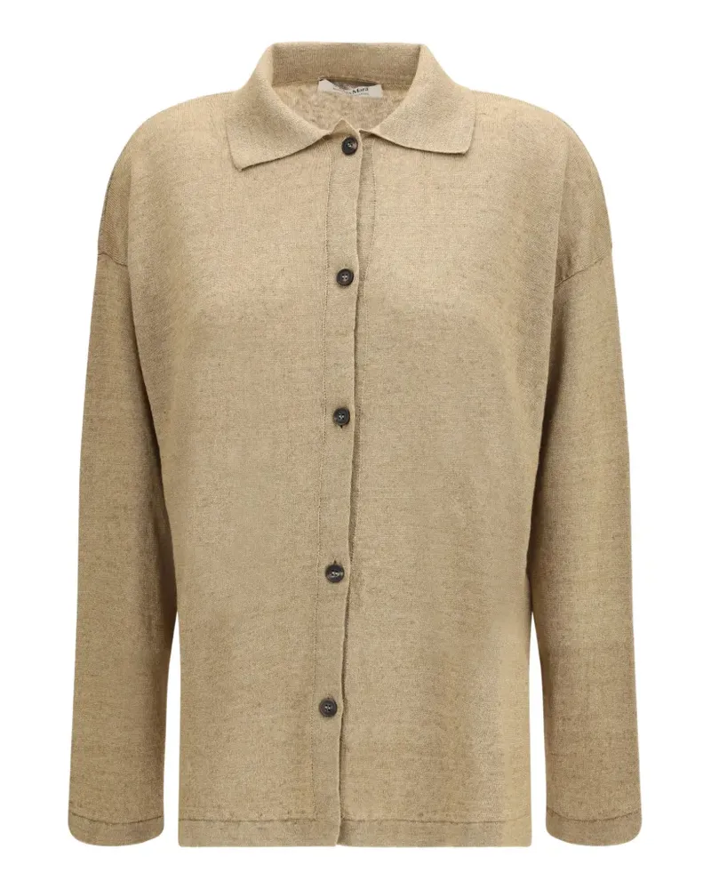 Max Mara Max Mara long-sleeve cardigan - Nude Nude