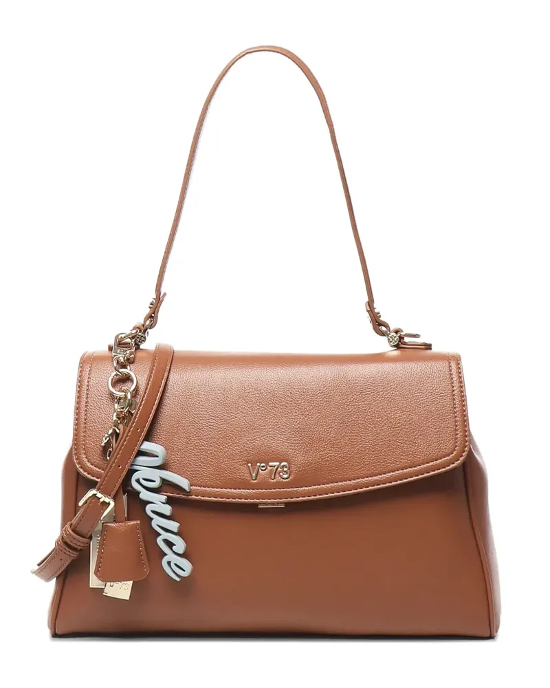 V°73 Schultertasche mit Klappe - Braun Braun