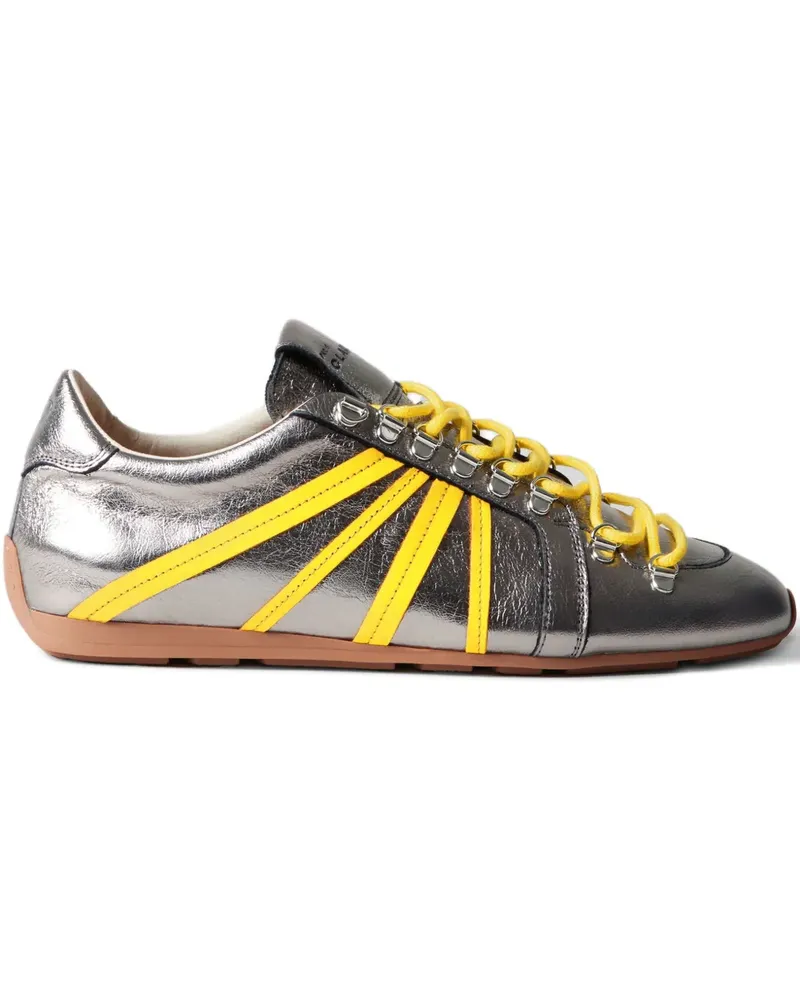 Claudie Pierlot Gestreifte Sneakers - Silber Silber