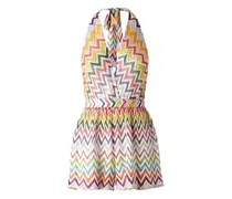 Playsuit mit Zickzackmuster - Weiß