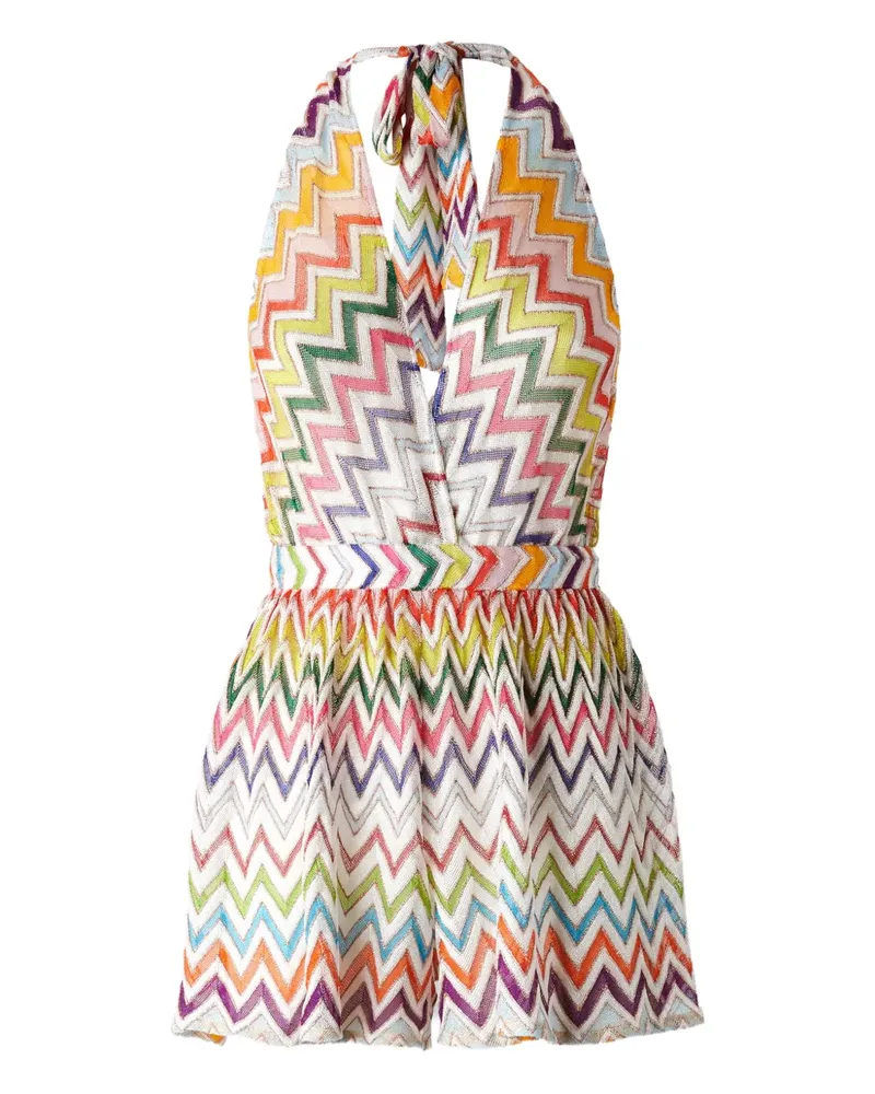 Missoni Playsuit mit Zickzackmuster - Weiß Weiß
