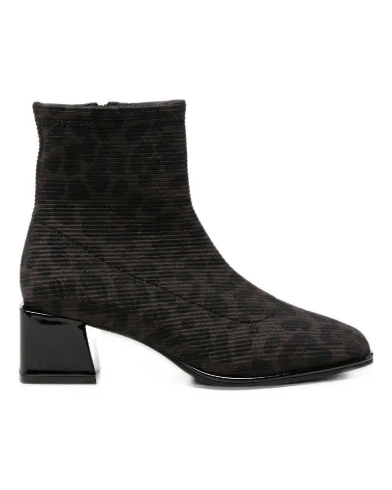 Gioseppo leopard-print ribbed boots - Braun Braun