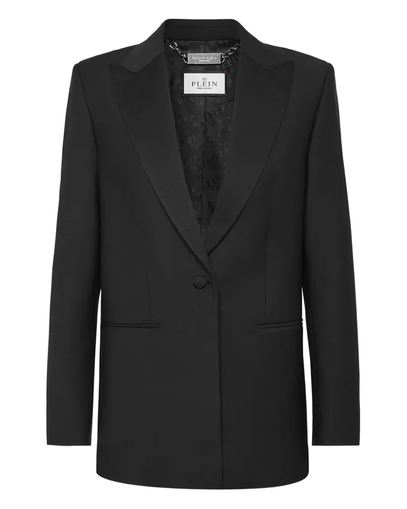 Philipp Plein Sakko mit Strass - Schwarz Schwarz