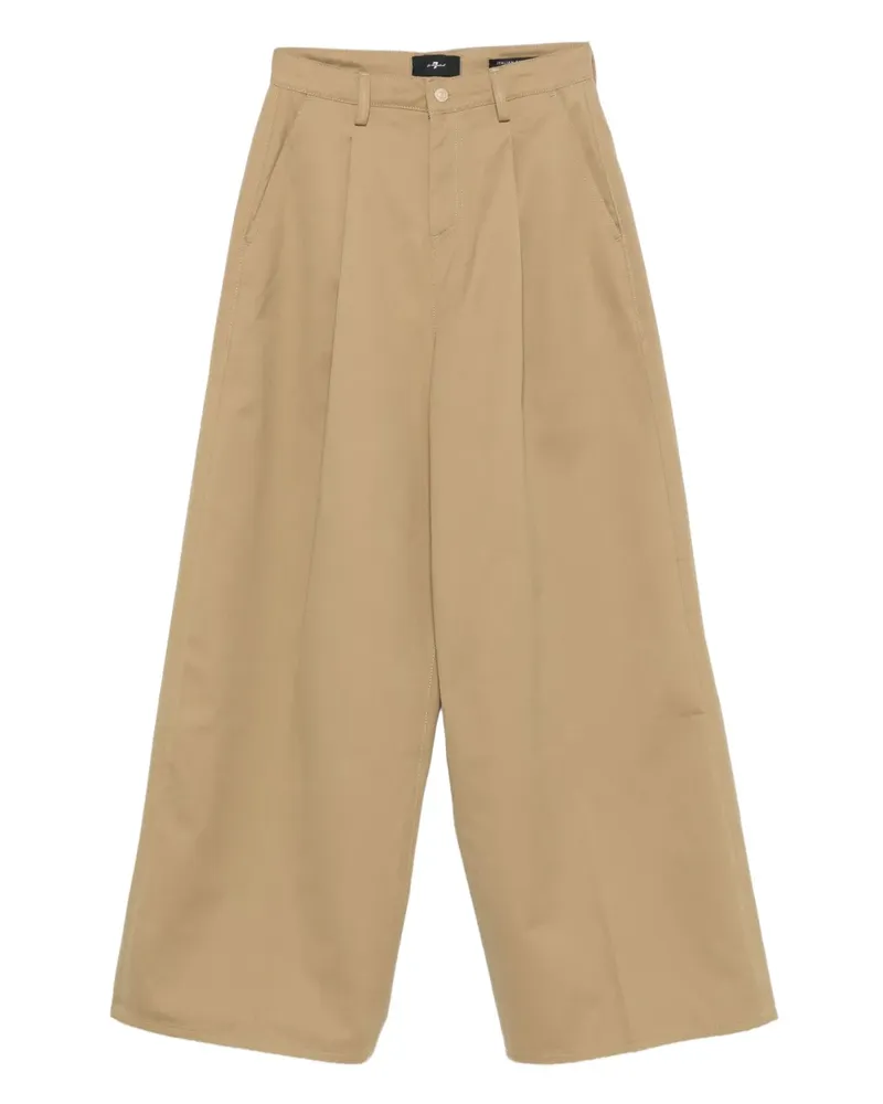 7 for all mankind Plissierte Hose - Nude Nude