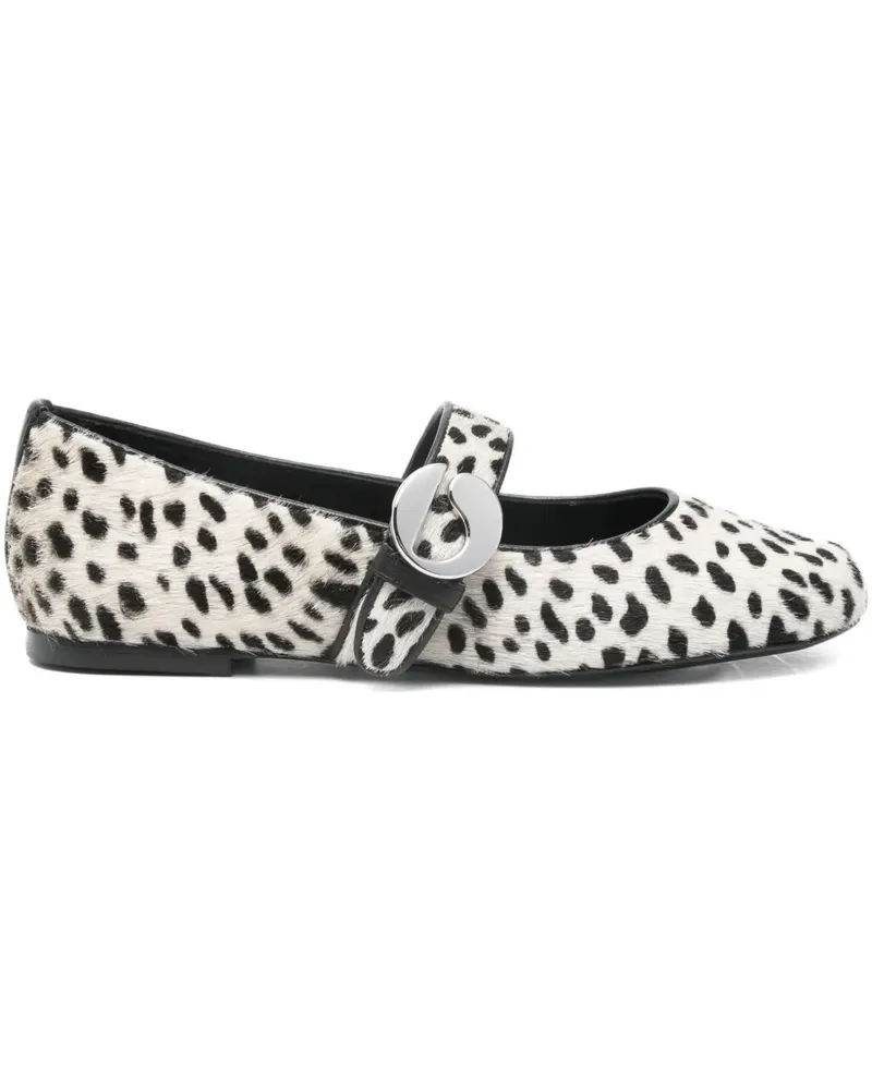COPERNI Ballerinas aus Leder - WHITE AND BLACK White