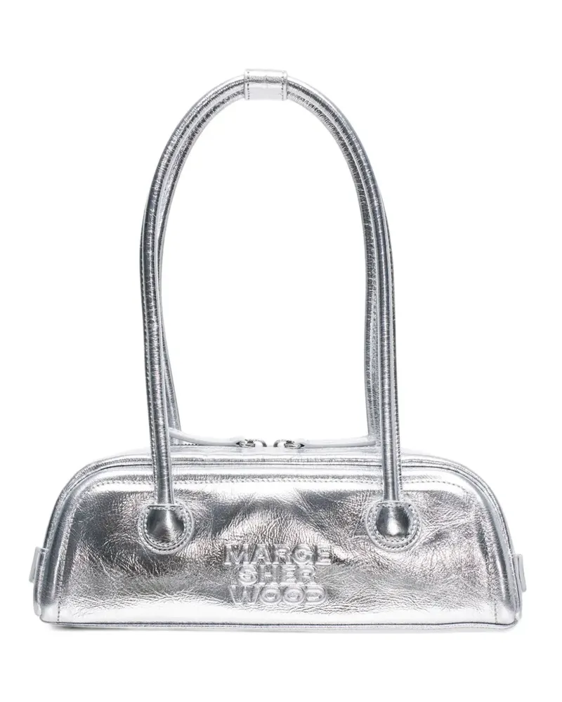 Marge Sherwood Mini Soft Boston East-West Tasche - Silber Silber