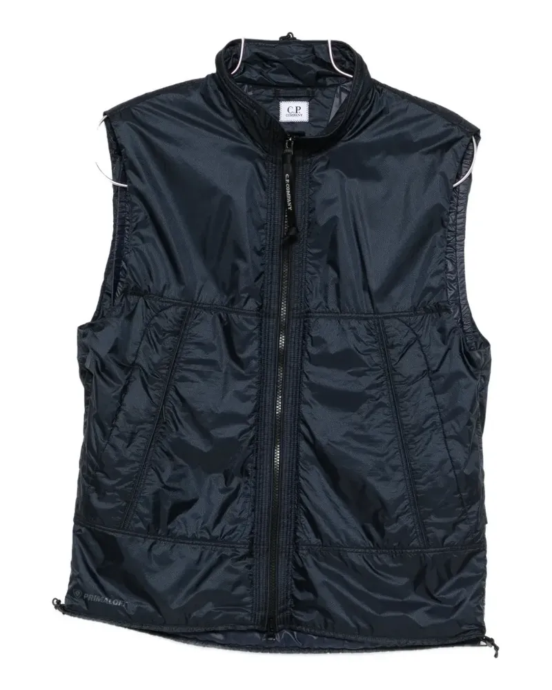 C.P. Company zip-up sleeveless gilet - Blau Blau