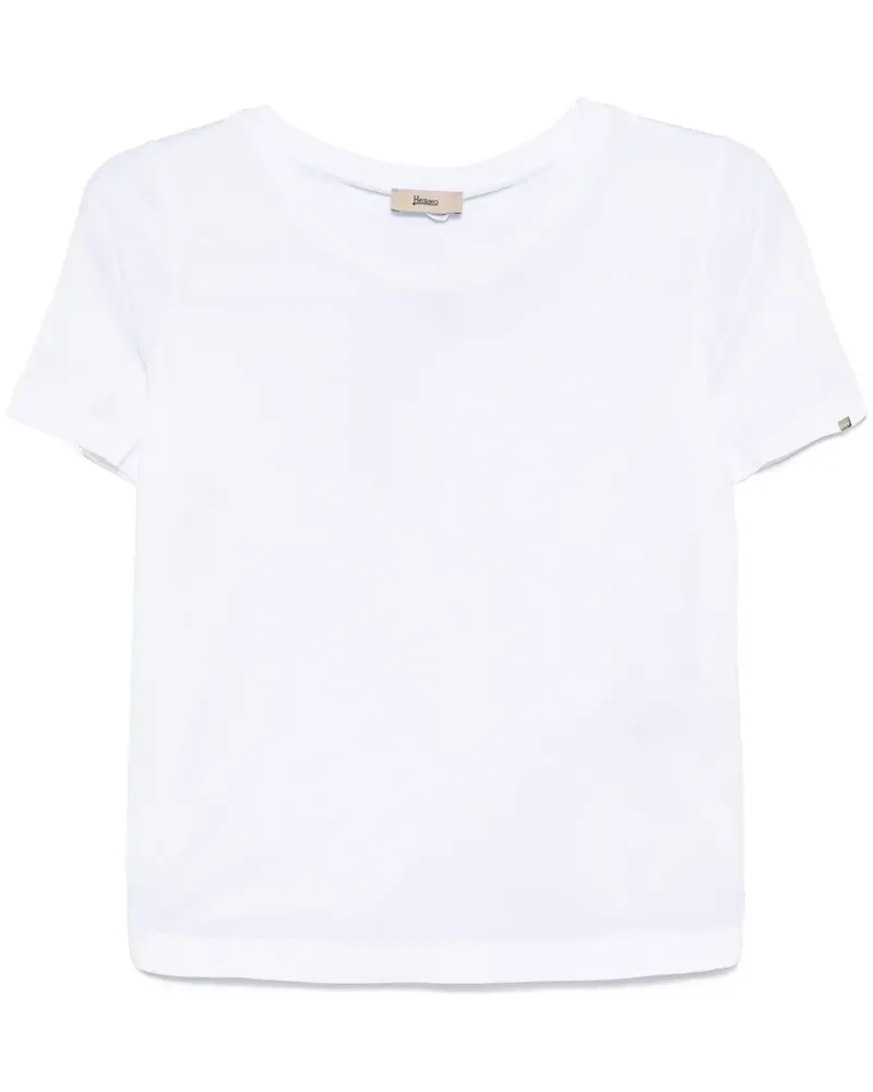 Herno T-Shirt aus leichtem Jersey - Weiß Weiß