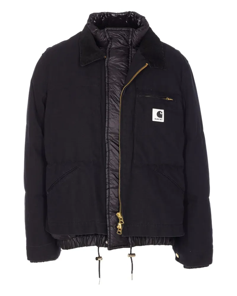 Sacai x Carhartt WIP Kapuzenjacke - Schwarz Schwarz