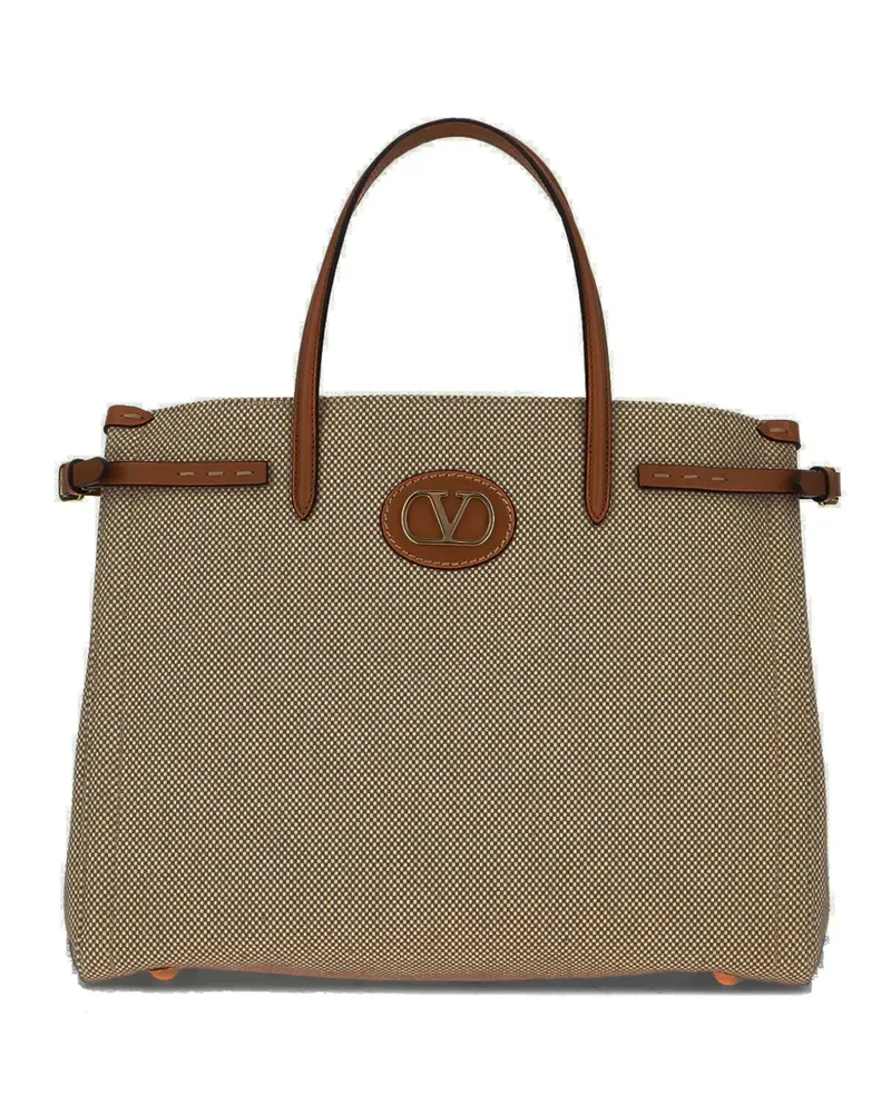Valentino Garavani Mittelgroße Antibes Tote Bag - Nude Nude