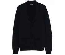 Cardigan mit Schalkragen - Blau